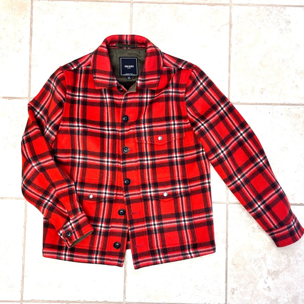 TODD SNYDER Italian Wool PEACOAT / Medium